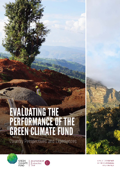 Document cover for Evaluating the Performance of the Green Climate Fund: Country Perspectives and Experiences