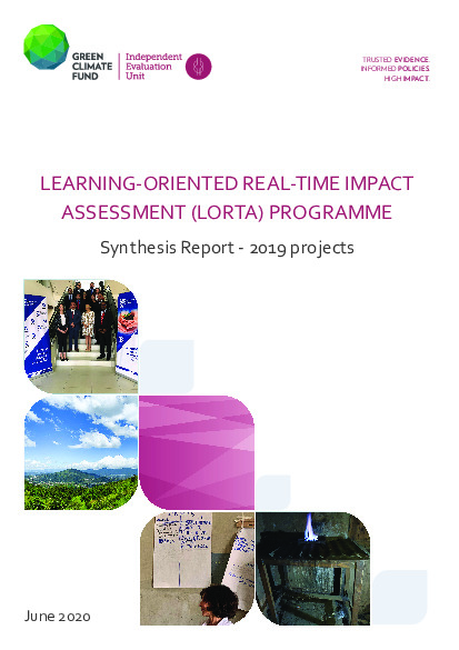Document cover for LORTA Synthesis Report 2019