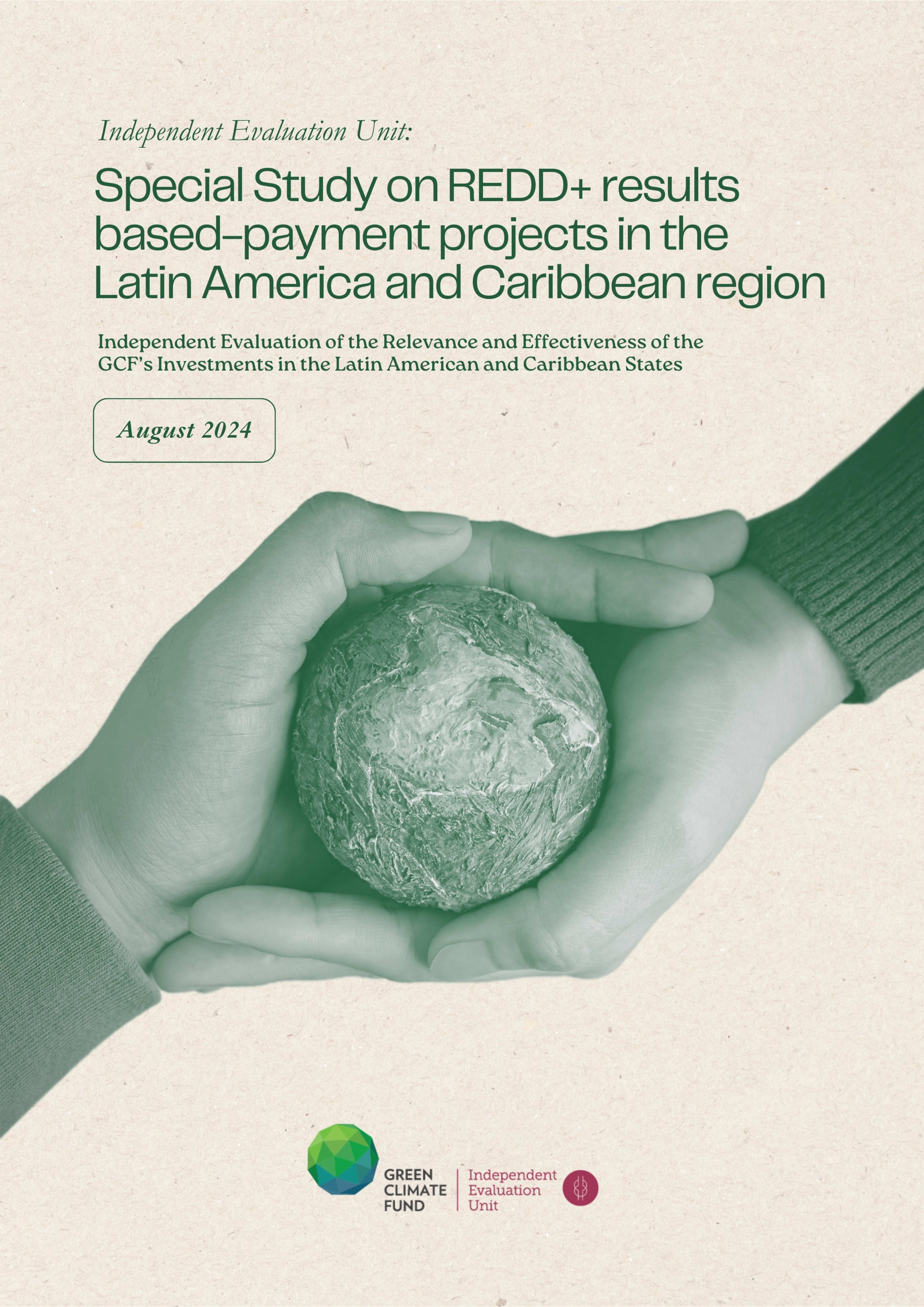 Document cover for Special Study on REDD+ Results-Based Payment Projects in the Latin America and Caribbean Region