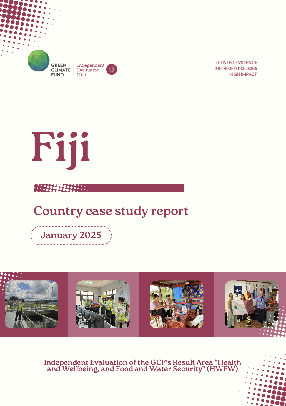 Document cover for Country case study: Fiji (HWFW2024)