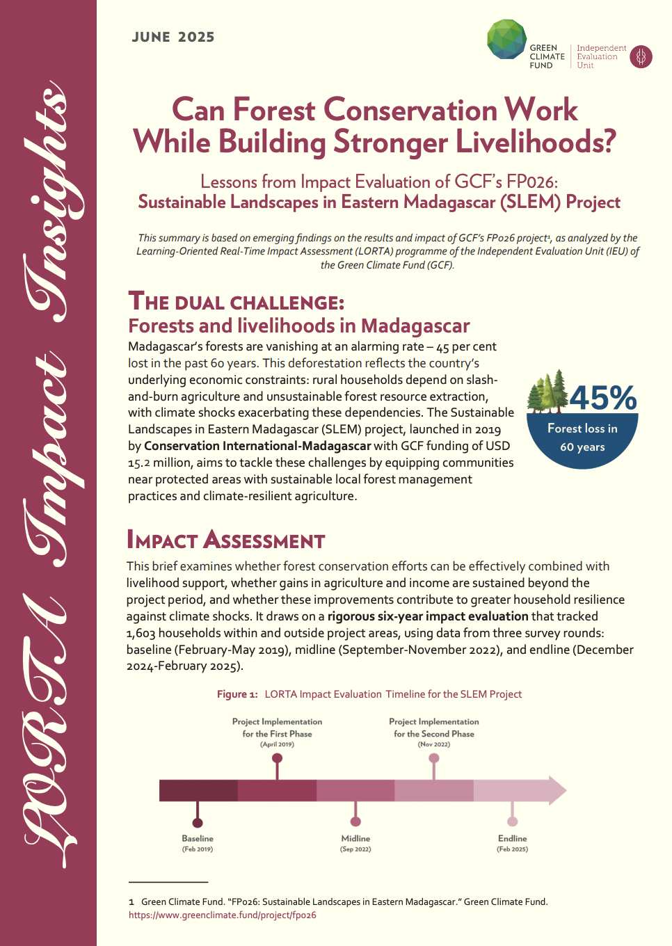 Download Impact Insights: Can Forest Conservation Work While Building Stronger Livelihoods? Document cover for Impact Insights: Can Forest Conservation Work While Building Stronger Livelihoods?