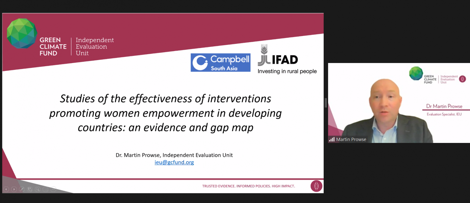 Campbell Webinar on the IEU Evidence Gap Map on the effectiveness of ...